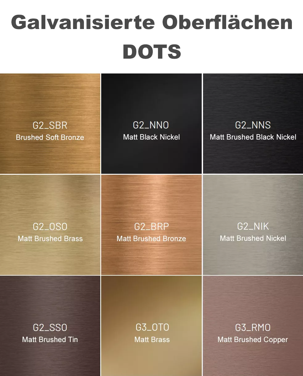 Tubes Radiatori DOTS elektrischer Handtuchwärmer, 1 Element, inklusive Einbauteil und Transformator-DTS1G#DIV-G2-KIT-INC