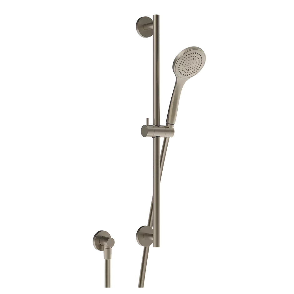 Gessi EMPORIO Brausestange zur Wandmontage, Stichmaß: 600mm, 1-Strahl, mit Wandanschlussbogen, Schlauch 1,50m, Antikalk-Handbrause und runder Rosette, 1/2 Anschluss, Finox Optik - 47306149 Gessi EMPORIO Brausestange zur Wandmontage, Stichmaß: 600mm, 1-Strahl, mit Wandanschlussbogen, Schlauch 1,50m, Antikalk-Handbrause und runder Rosette, 1/2 Anschluss, Finox Optik - 47306149