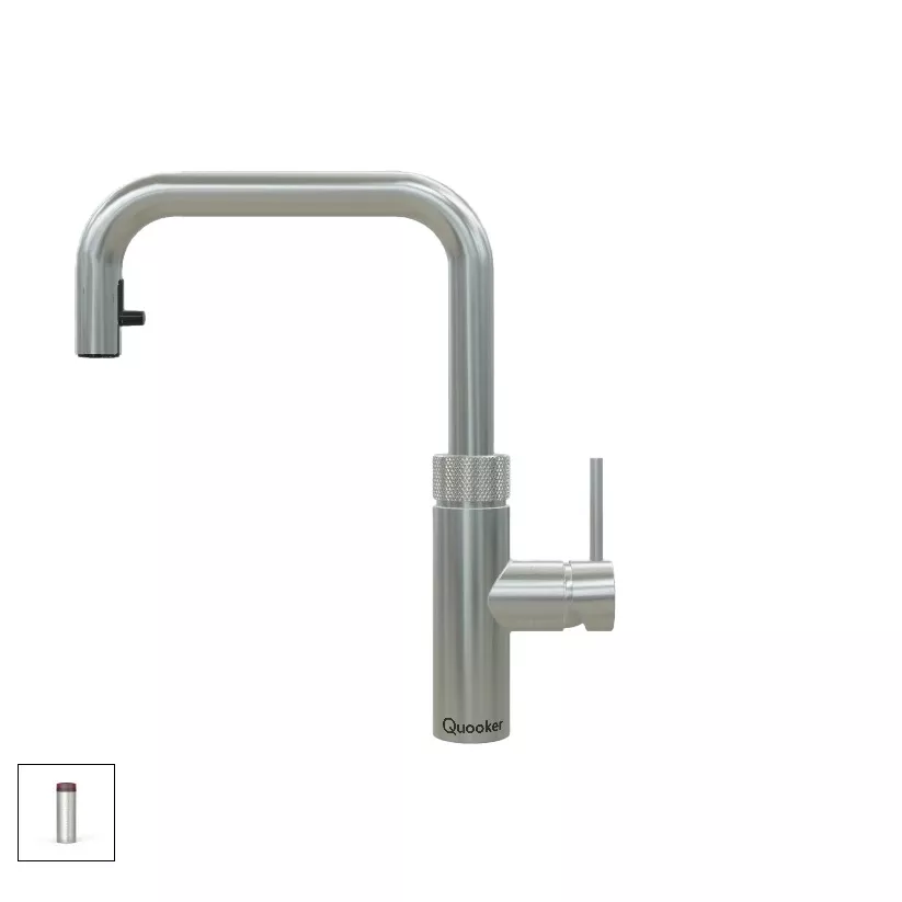 Quooker Flex Square Kalt- und Kochendwasserspender-3FXSSSTCUBE Quooker Flex Square Kalt- und Kochendwasserspender-3FXSSSTCUBE