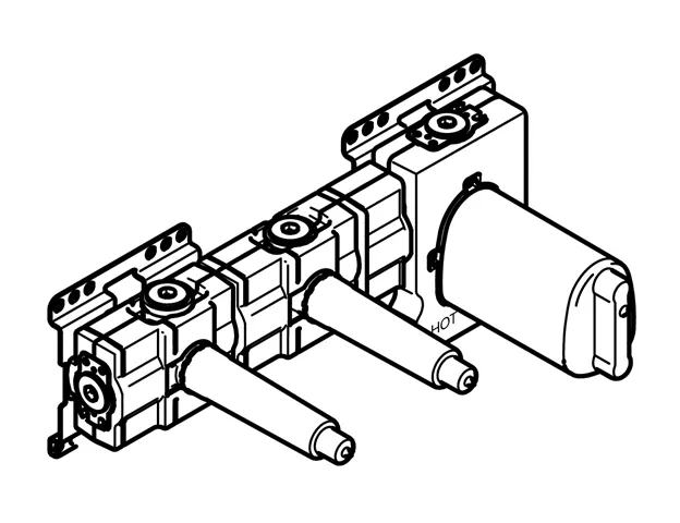 Dornbracht xTOOL UP-Thermostatmodul mit 2 Ventilen 3/4¨-3552497090
