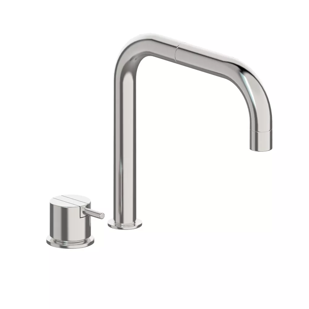 vola SC5 Wannen-Einhebelmischer ohne Verrohrung, Ausladung:200mm, Hebel:25mm, chrom-SC5-16