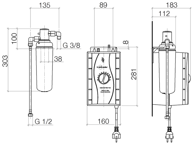 DOVB Heißwassertank inkl. Filter-1289297090