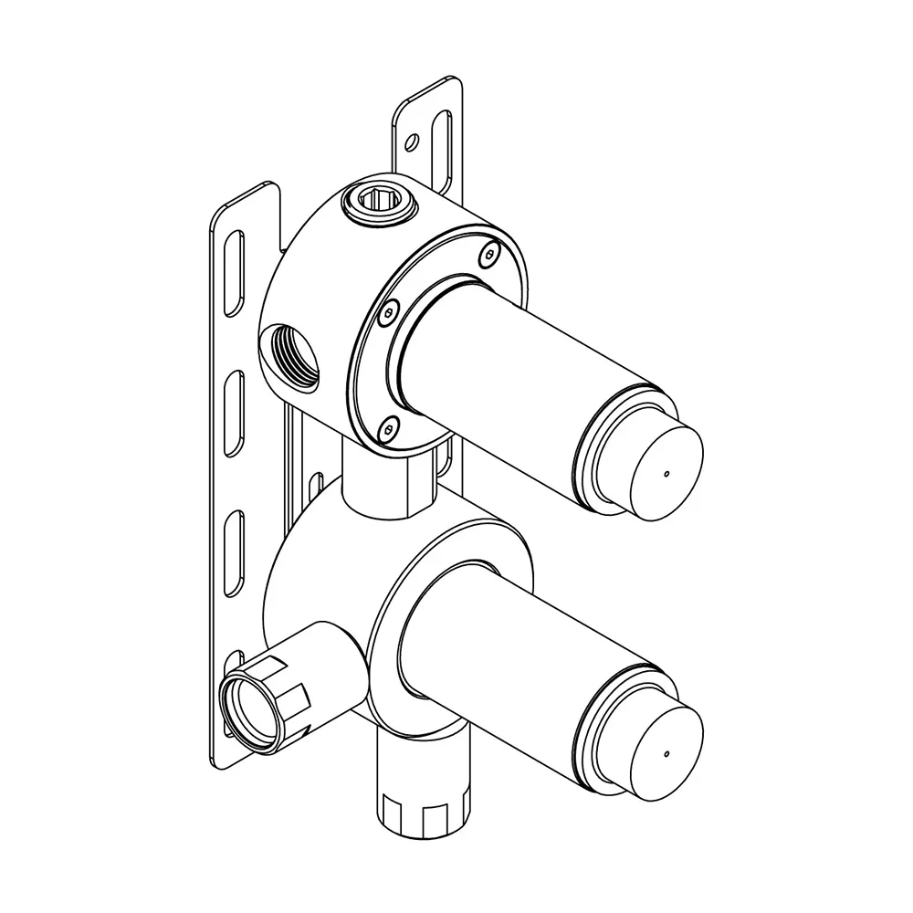 cea Unterputz-Einbauteil-Thermostat mit 2-Wege-Umstellung-UCS14