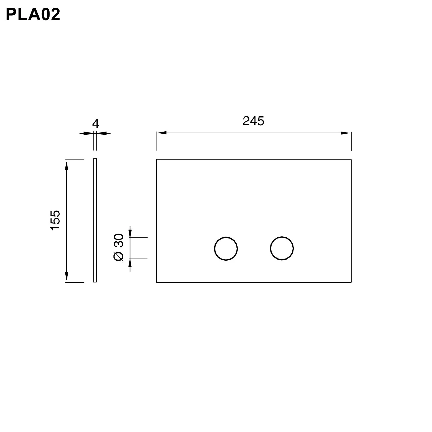 cea PLA 02 WC-Betätigungsplatte für Geberit 2-Mengen-Spülung, bronze satiniert - PLA02ZS cea PLA 02 WC-Betätigungsplatte für Geberit 2-Mengen-Spülung, bronze satiniert - PLA02ZS