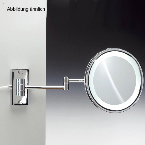 Windisch 99287 LED-Wandkosmetikspiegel, chrom/gold-99287CRO5XD