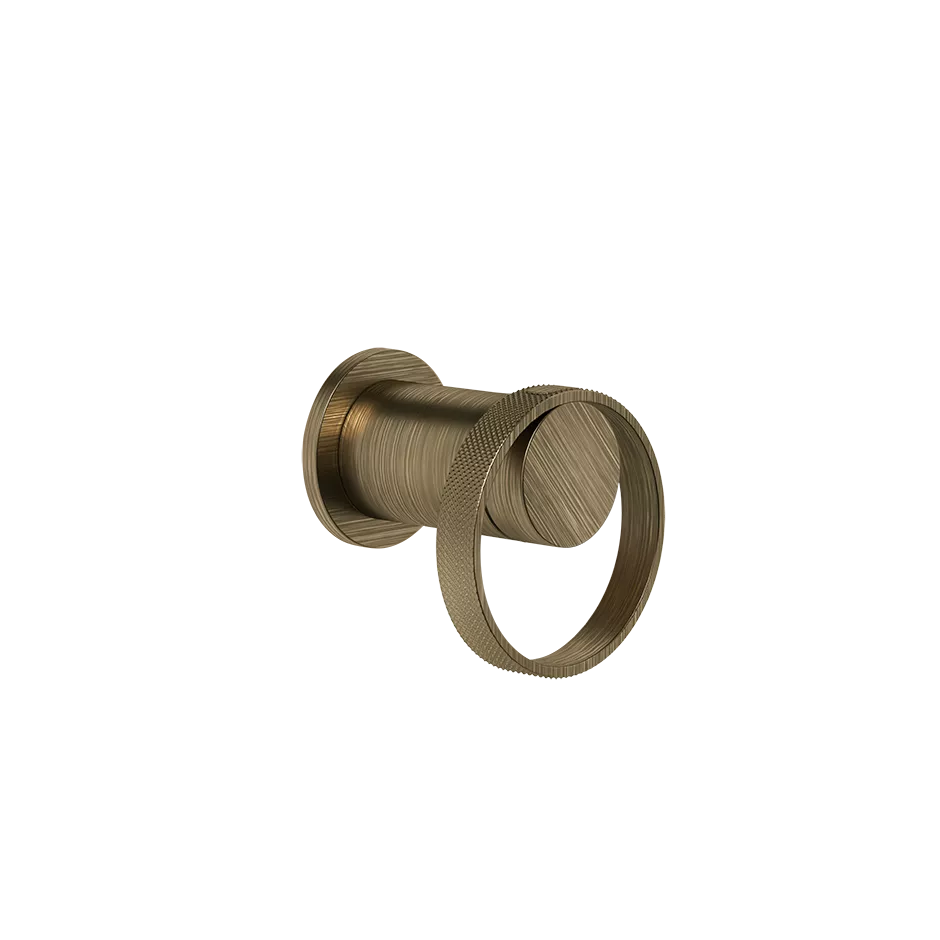 Gessi ANELLO Außenteil für Unterputz-Einhebelmischer für die Dusche/Wanne zur Wandmontage, 1-Weg, messing antik - 63361713