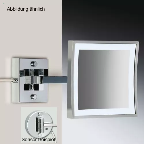 Windisch 99867/1 LED-Wandkosmetikspiegel, chrom-99867/1CR3XD