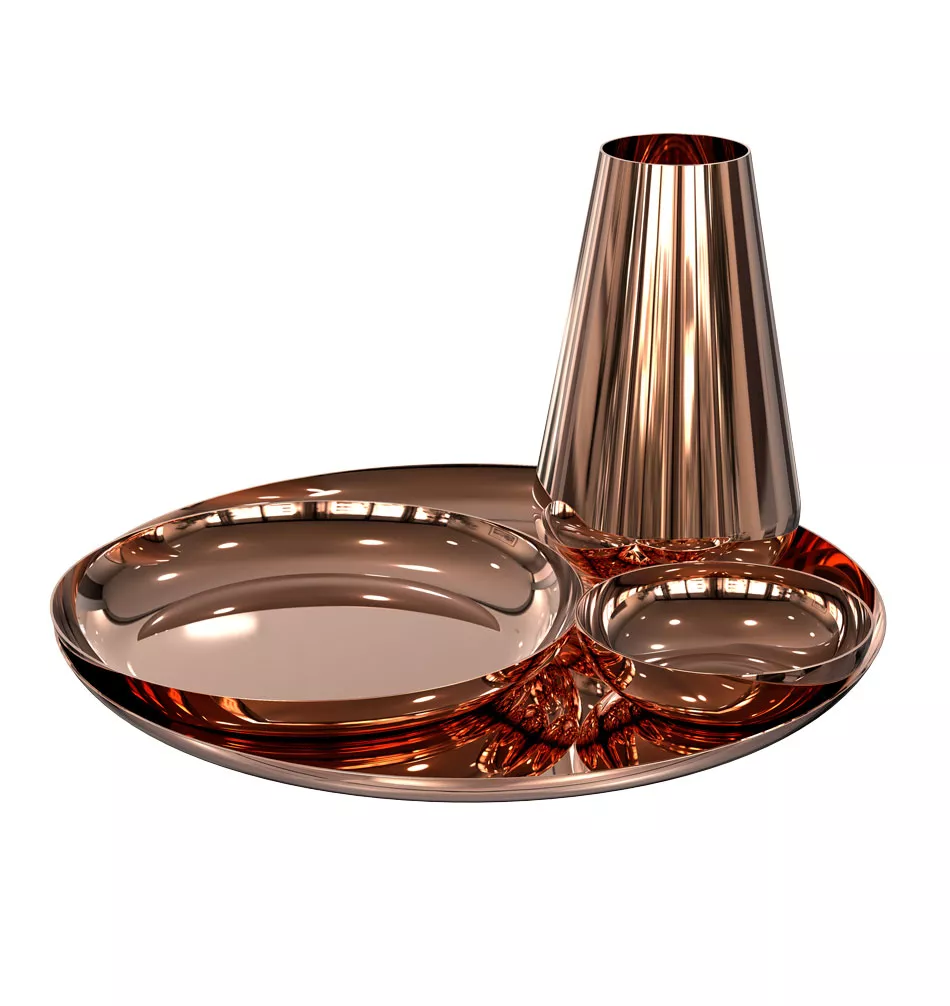 Frost Denmark LIVING Schale, Ø171mm, kupfer poliert-N4170-C