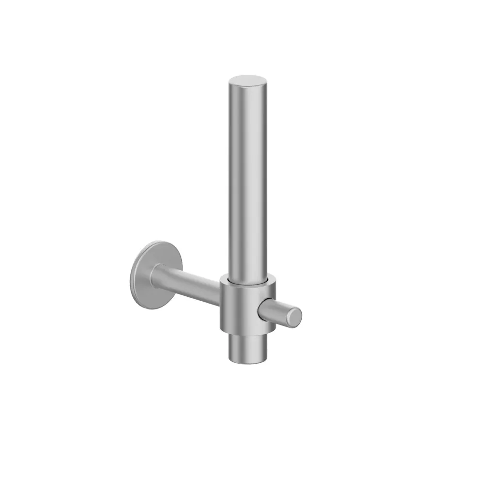 vola T14 senkrechter Wand-Ersatzrollenhalter für 1 WC-Rolle, Tiefe:106mm Einzelrosette, edelstahl-T14-40