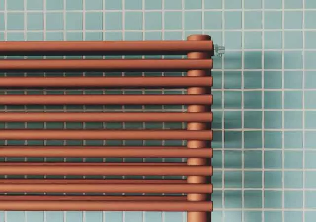 Tubes Radiatori BATH 14 elektrischer Handtuchwärmer mit Design-Verschlusskappe und Standard-Halterung, Breite: 60cm, Höhe: 195,4cm, galvanisierte Oberfläche nach Kategorie G5-BA14ELG#190060T0ST-G5