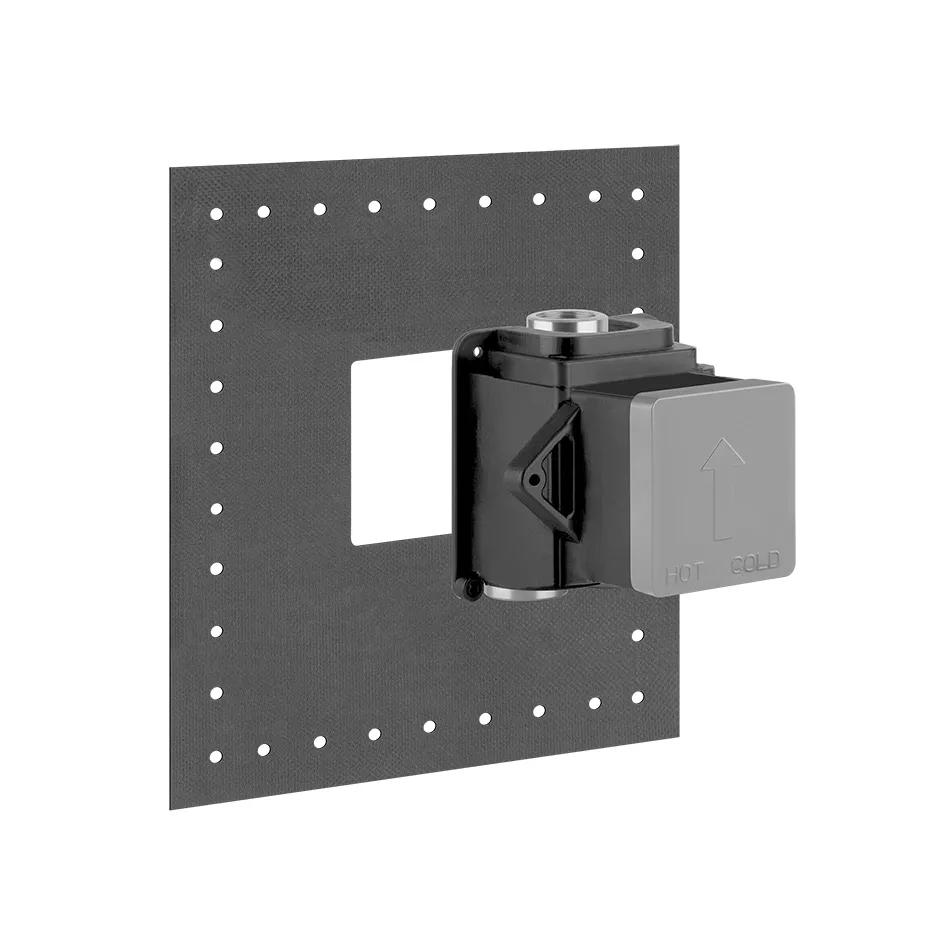 Gessi Unterputzkörper für Hochleistungthermostat ohne Mengenregulierung zur Wandmontage, 3/4 Anschluss, chrom - 43281031