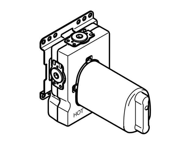 Dornbracht xTOOL UP-Thermostatmodul ohne Mengenregulierung 3/4¨-3550397090