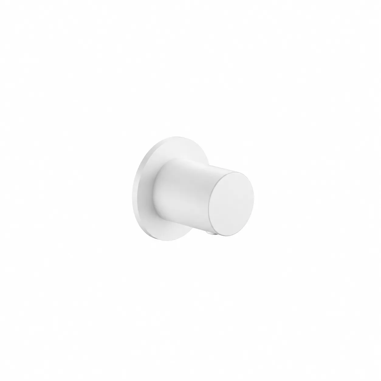 Fantini Absperrventil mit 3/4"-Anschluss und 90°-Keramikventil, weiß matt - 8729G490B