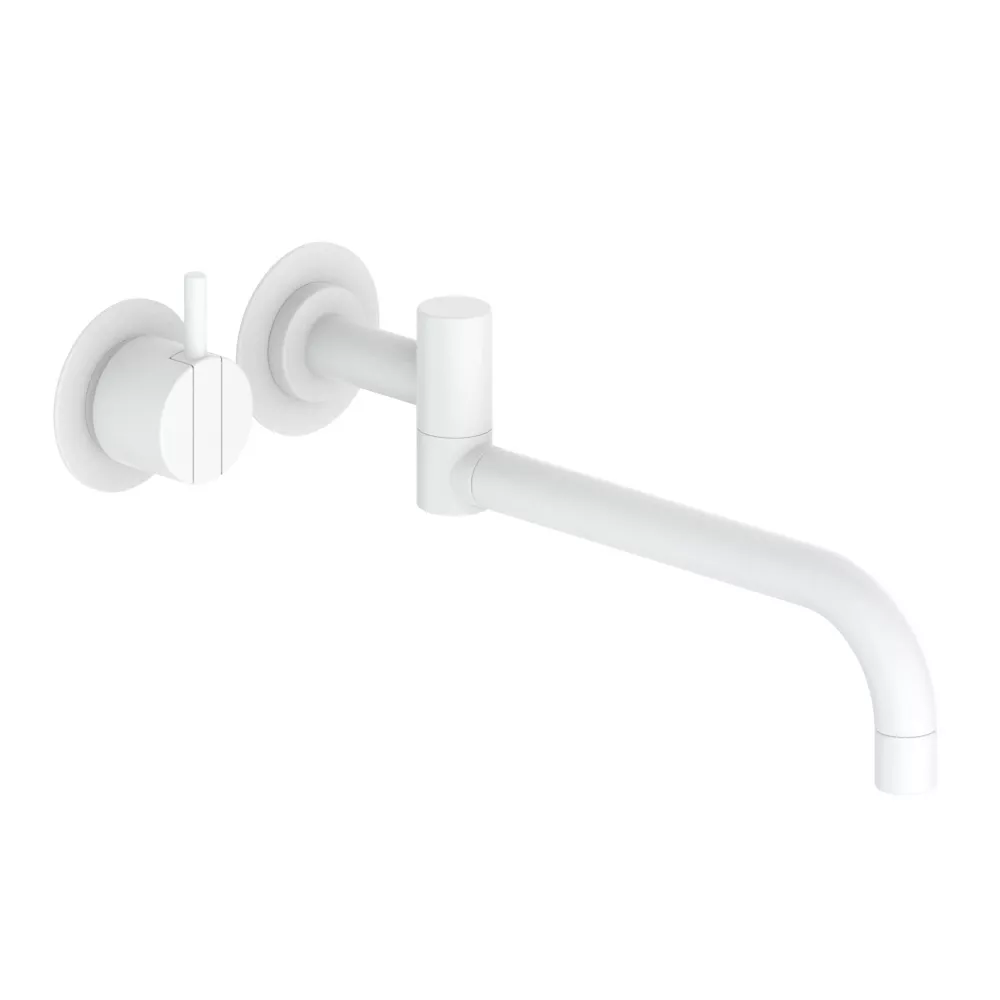 vola 131 Unterputz-Waschtisch-Einhebelmischer, Ausladung:250mm, Hebel:25mm, weiß matt-131-28