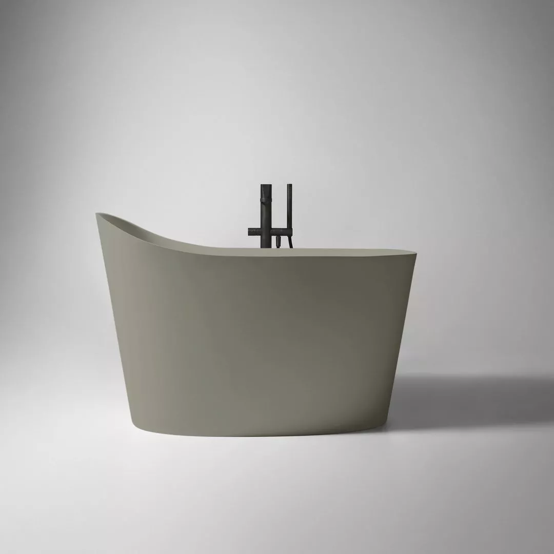 antoniolupi MASTELLO Sitzbadewanne aus Flumood®, Breite: 135cm, Tiefe: 75cm, Höhe: 87cm, innen weiß matt, außen lackiert nach antoniolupi Farbkarte-MASTELLO-5-DIV