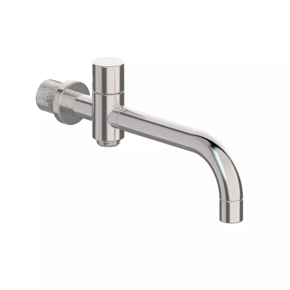 vola 040 Wanneneinlauf mit Umschalter für Handbrause, Ausladung:185mm, Durchmesser:19mm, chrom-040-16