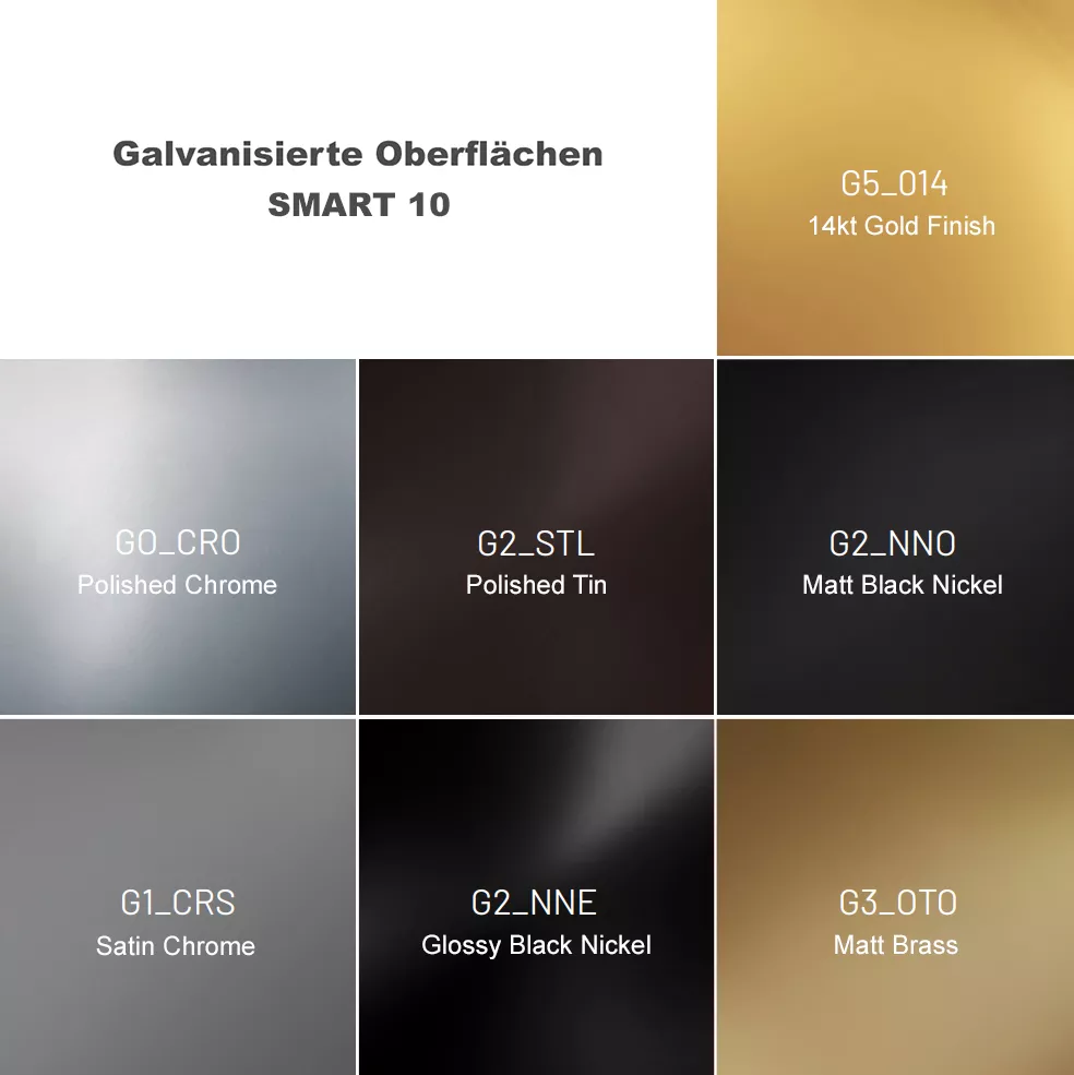 Tubes Radiatori SMART 10 elektrischer Handtuchwärmer mit Design-Verschlusskappe und Standard-Halterung, Breite: 60cm, Höhe: 173,5cm, galvanisierte Oberfläche nach Kategorie G3-SM10ELG#1750060T9ST-G3