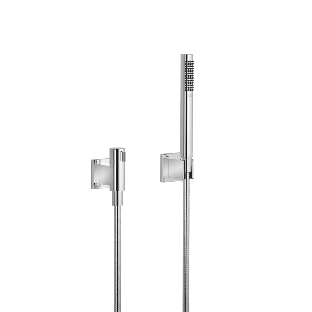 Dornbracht Schlauchbrausegarnitur mit Einzelrosetten mit Mengenregulierung, chrom-27809985-00