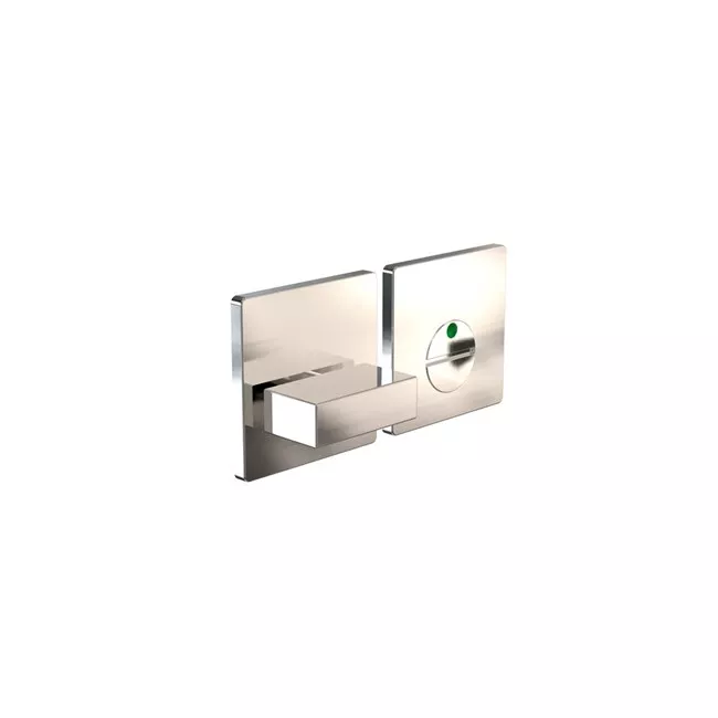 Frost Denmark ARCHITECTURAL HARDWARE WC-Rosetten mit Knauf, quadratisch, für skandinavische Schlösser-A2001PSMODUL Frost Denmark ARCHITECTURAL HARDWARE WC-Rosetten mit Knauf, quadratisch, für skandinavische Schlösser-A2001PSMODUL