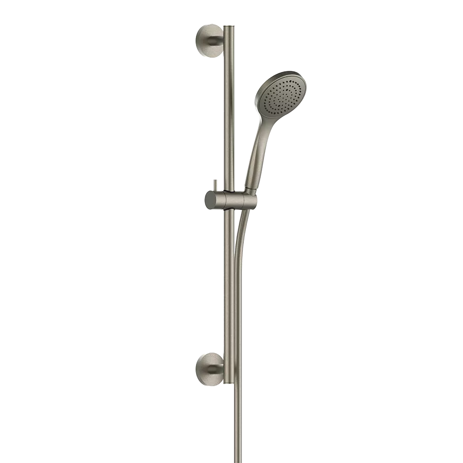 Gessi EMPORIO Brausestange zur Wandmontage, Stichmaß: 600mm, 1-Strahl, mit Schlauch 1,50m, Antikalk-Handbrause und runder Rosette, 1/2 Anschluss, Finox Optik - 47304149 Gessi EMPORIO Brausestange zur Wandmontage, Stichmaß: 600mm, 1-Strahl, mit Schlauch 1,50m, Antikalk-Handbrause und runder Rosette, 1/2 Anschluss, Finox Optik - 47304149