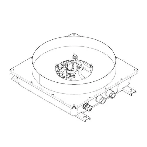 Dornbracht UP-Deckeneinbaukasten für Deckeneinbau, rund, mit Licht-3503497090