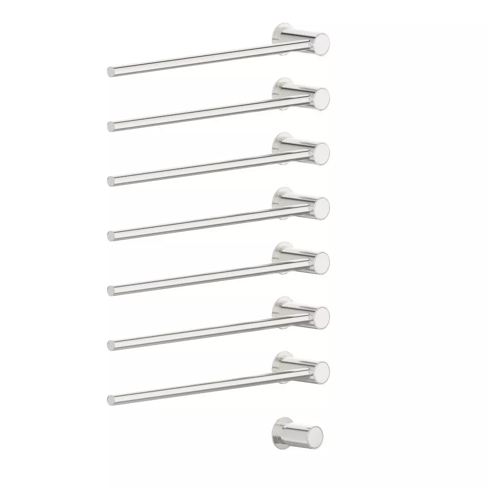 vola T39EL/7 Unterputz-Handtuchwärmer für Elektroanschluss, Breite:555mm, mit 7 Heizstäben, chrom-T39EL/7-16