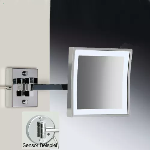 Windisch 99859/1 LED-Wandkosmetikspiegel, chrom-99859/1CR3XD
