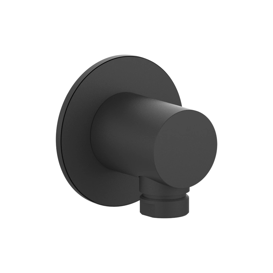 Gessi 316 Wandanschlussbogen ohne Brausehalter, 1/2 Anschluss, schwarz matt - 54269299