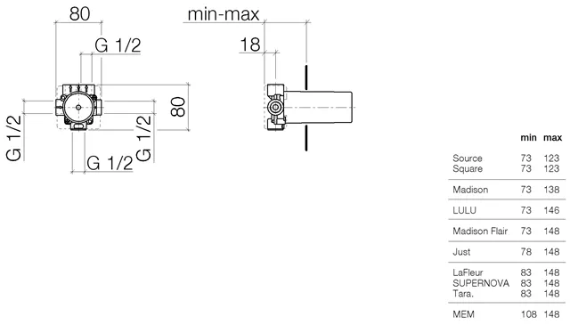 Dornbracht Einbauteil für UP-Dreiwege-Umstellung-3510497090 Dornbracht Einbauteil für UP-Dreiwege-Umstellung-3510497090