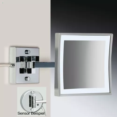 Windisch 99867/1 LED-Wandkosmetikspiegel, chrom-99867/1CR3X