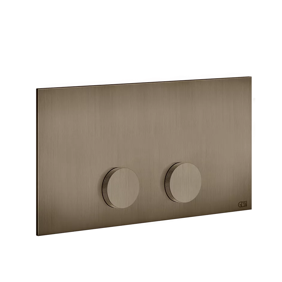 Gessi ANELLO Betätigungsplatte für Viega 1H, 2H, 2L, coffee bronze gebürstet PVD - 54625761 Gessi ANELLO Betätigungsplatte für Viega 1H, 2H, 2L, coffee bronze gebürstet PVD - 54625761