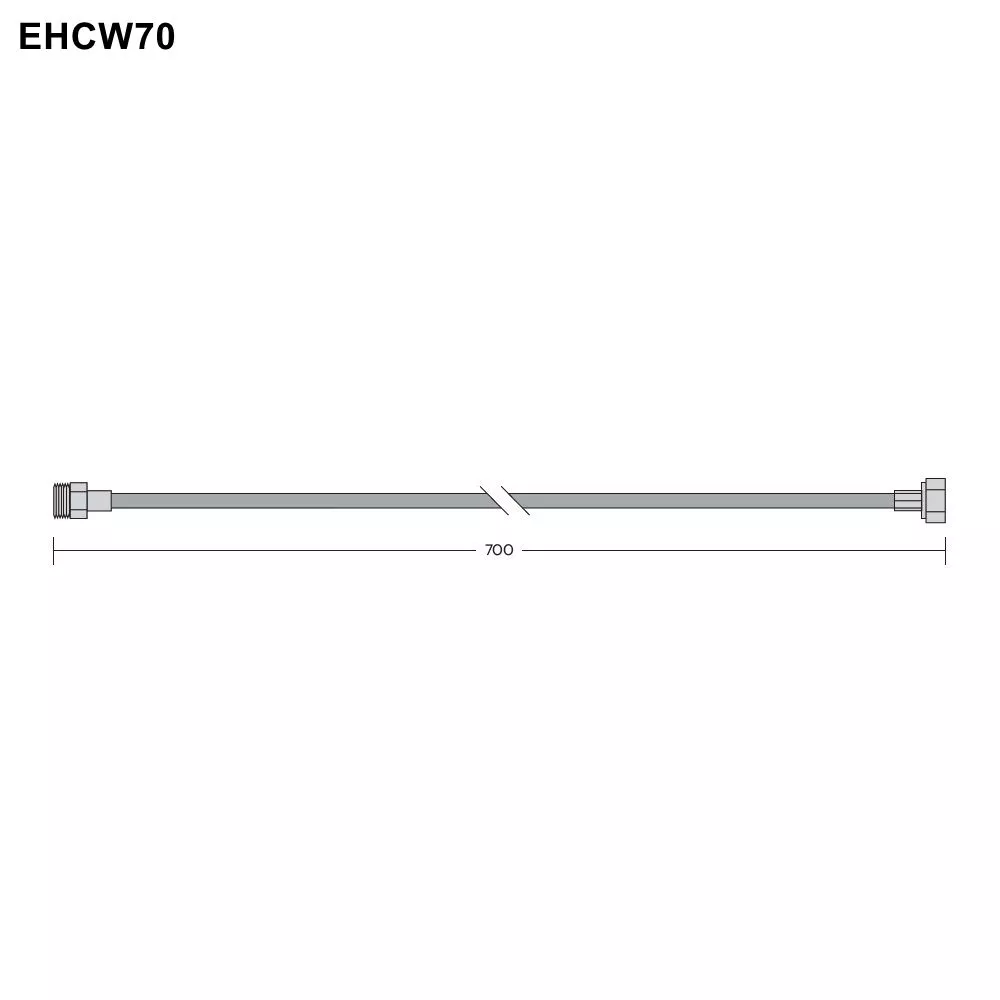 Quooker Kaltwasserverlängerung, 70cm - EHCW70 Quooker Kaltwasserverlängerung, 70cm - EHCW70