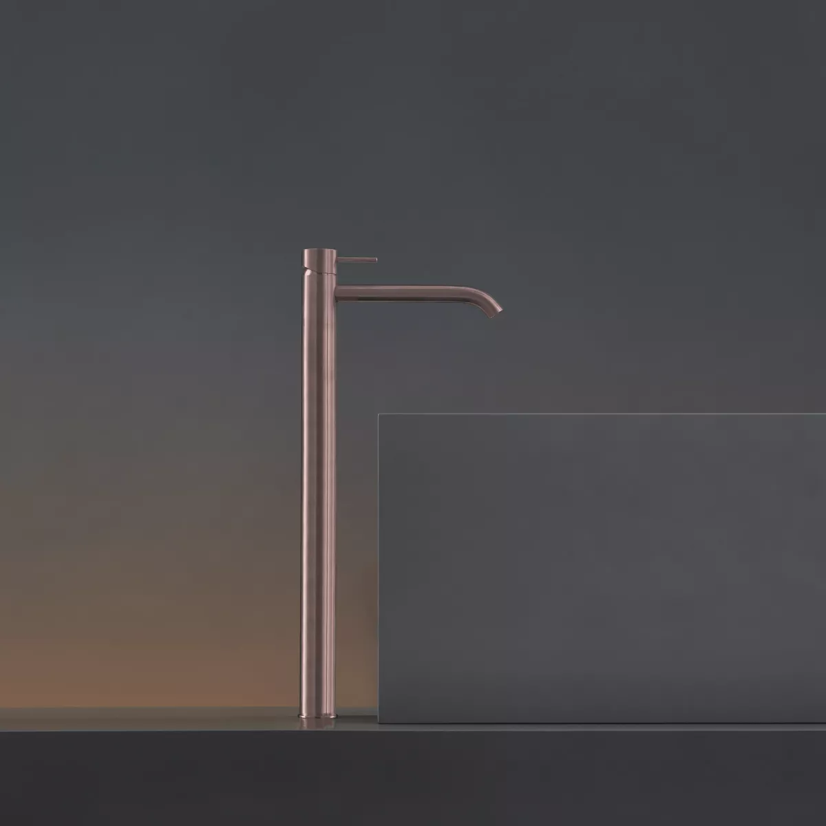 cea MIL 111 Waschtisch-Eingriffmischer, Höhe: 515mm, bronze satiniert - MIL111ZS cea MIL 111 Waschtisch-Eingriffmischer, Höhe: 515mm, bronze satiniert - MIL111ZS