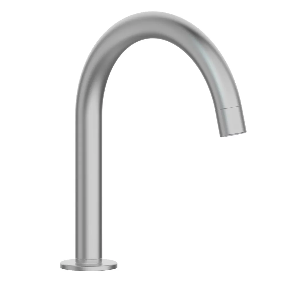 vola 090G Schwenkauslauf, Höhe:185mm, Ausladung:140mm, Durchmesser:19mm, edelstahl-090G-40