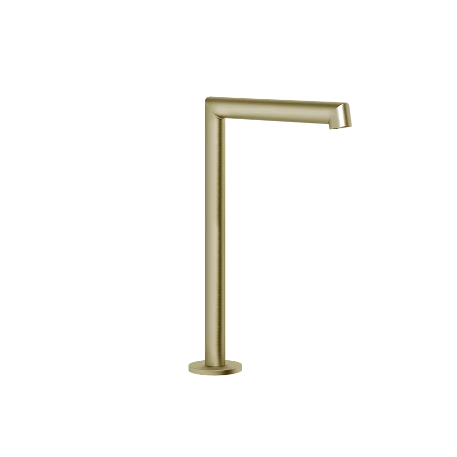 Gessi ANELLO Waschtisch-Auslauf für separaten Einhebelmischer oder Sensor zur Tischmontage, Ausladung: 160mm, Höhe: 253mm, hohe Version, 1/2 Anschluss, messing gebürstet PVD - 63323727 Gessi ANELLO Waschtisch-Auslauf für separaten Einhebelmischer oder Sensor zur Tischmontage, Ausladung: 160mm, Höhe: 253mm, hohe Version, 1/2 Anschluss, messing gebürstet PVD - 63323727