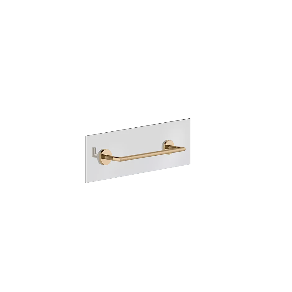 Gessi ANELLO Handtuchhalter zur Montage an einer Glaswand, Stichmaß: 30cm, warmes bronze PVD - 63824735 Gessi ANELLO Handtuchhalter zur Montage an einer Glaswand, Stichmaß: 30cm, warmes bronze PVD - 63824735