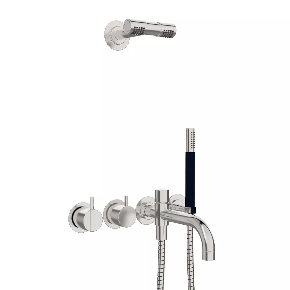 vola 2441DT8-081D UP-Wannen-Einhebelmischer mit 2-Wege-Umstellung, Ausladung:200mm, Hebel:25mm, chrom-2441DT8-081D-16