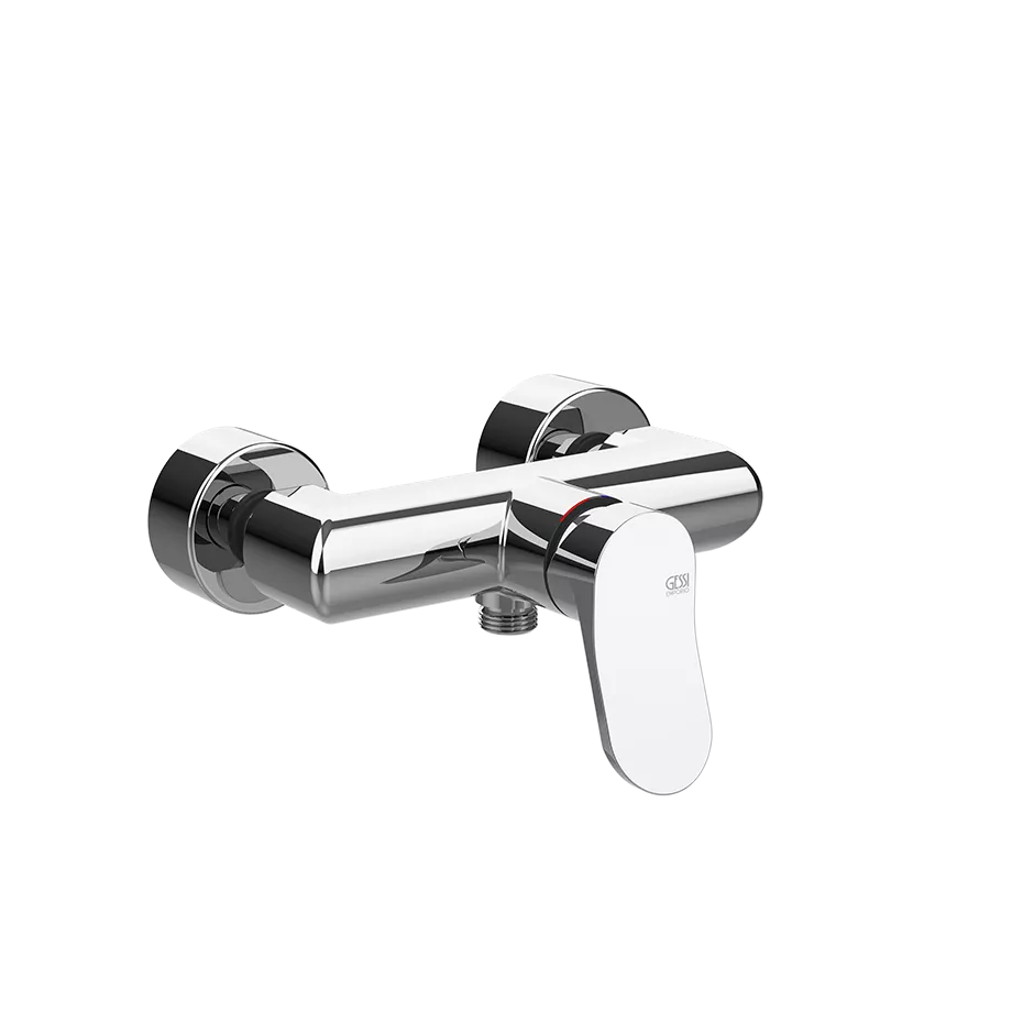 Gessi VIA MERAVIGLI Aufputz-Dusch-Einhebelmischer für separate Handbrausengarnitur zur Wandmontage, 1-Weg, chrom - 56031031 Gessi VIA MERAVIGLI Aufputz-Dusch-Einhebelmischer für separate Handbrausengarnitur zur Wandmontage, 1-Weg, chrom - 56031031