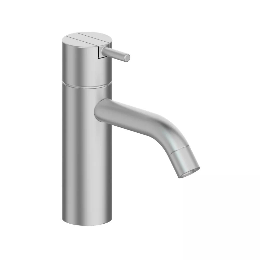 vola HV1+30 Waschtisch-Einhebelmischer ohne Ablaufgarnitur Ausladung:114mm Höhe:150mm, Hebel:25mm, edelstahl-HV1+30-40