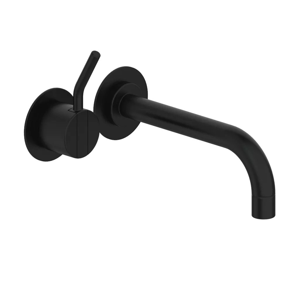 vola 111M Unterputz-Waschtisch-Einhebelmischer, Ausladung:160mm, Hebel:60mm, schwarz matt-111M-27