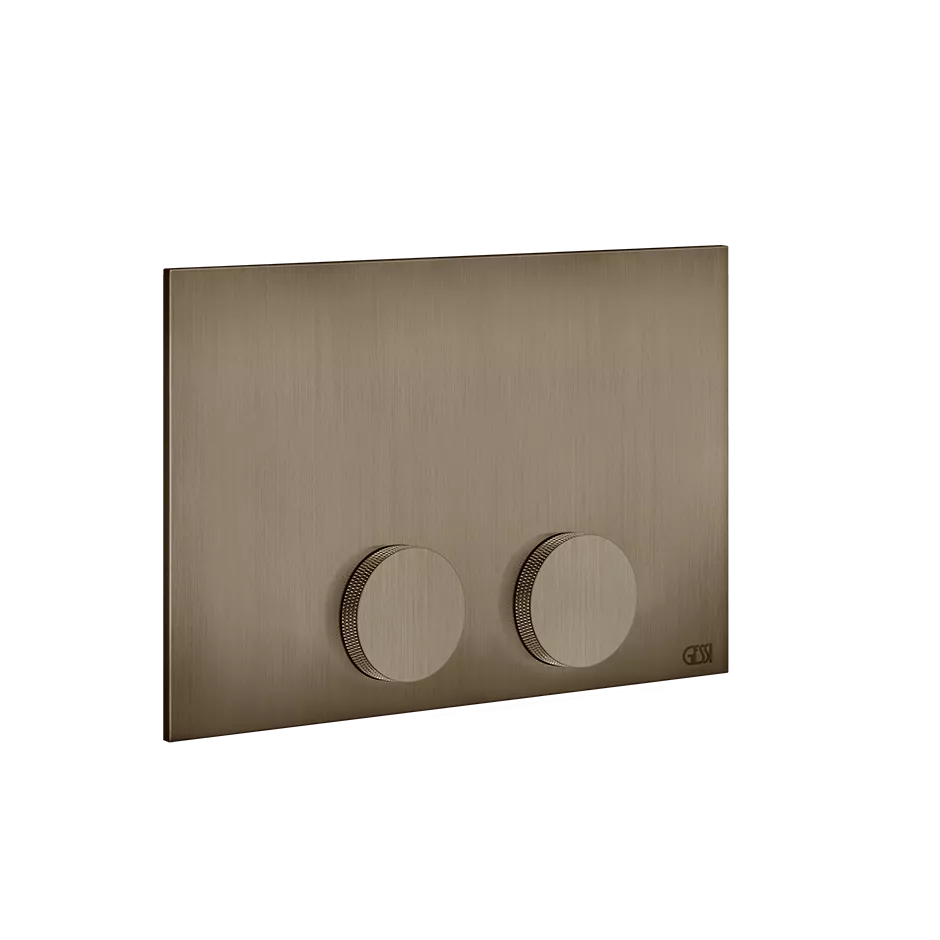 Gessi ANELLO Betätigungsplatte für Tece (Teceprofil und Tecebox), Version Diamantato, coffee bronze gebürstet PVD - 54629761 Gessi ANELLO Betätigungsplatte für Tece (Teceprofil und Tecebox), Version Diamantato, coffee bronze gebürstet PVD - 54629761