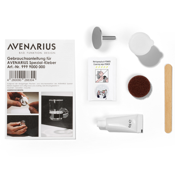 AVENARIUS Serie Universal Wandbefestiger + Spezialkleber-9009009000