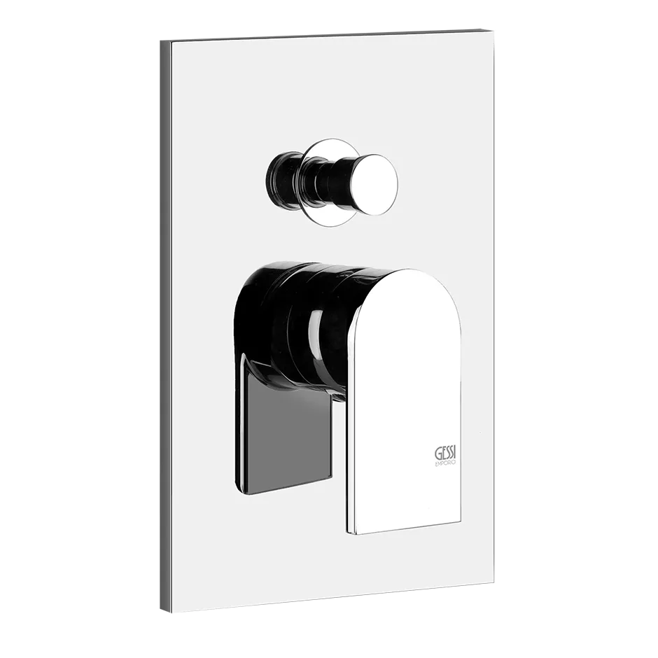 Gessi VIA MANZONI Fertigmontageset für Unterputz-Einhebelmischer für die Dusche/Wanne, mit automatischem 2-Wege-Umsteller zum Ziehen, Durchmesser Kartusche: 35mm, chrom - 44634031 Gessi VIA MANZONI Fertigmontageset für Unterputz-Einhebelmischer für die Dusche/Wanne, mit automatischem 2-Wege-Umsteller zum Ziehen, Durchmesser Kartusche: 35mm, chrom - 44634031