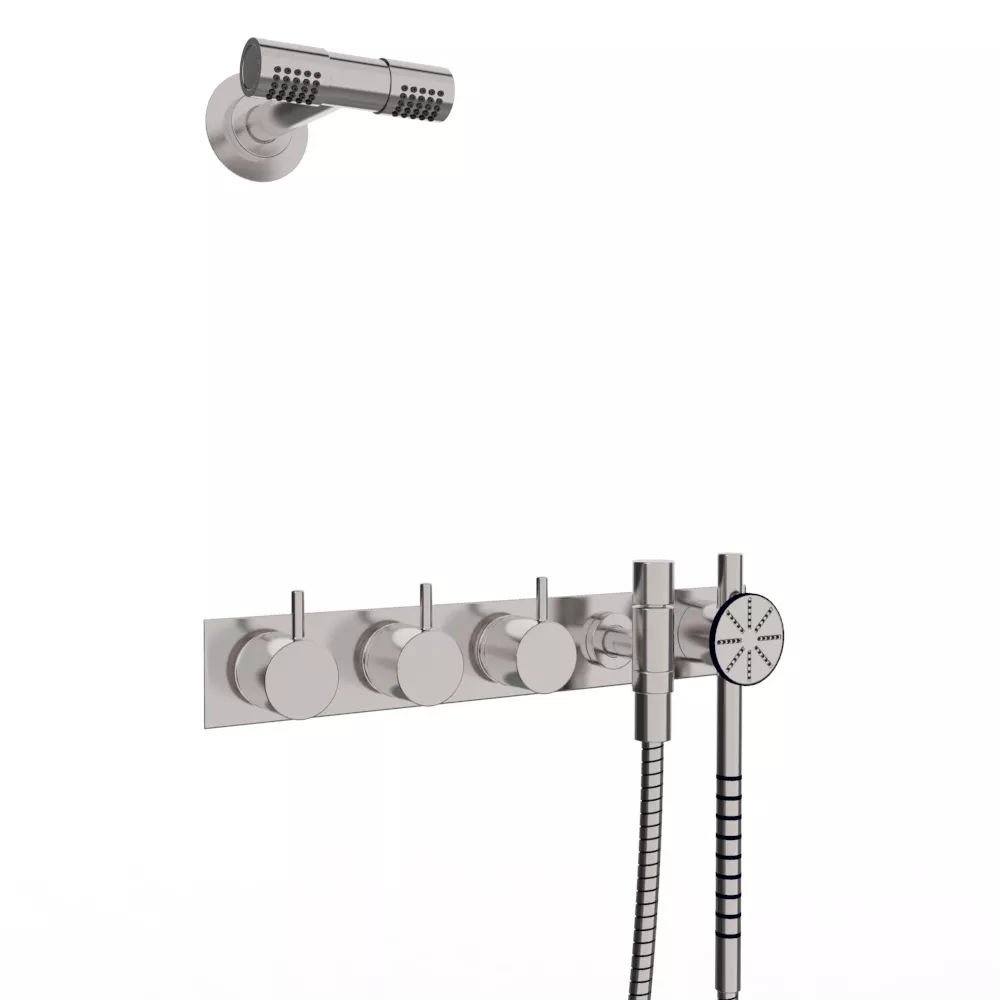 vola 875S-081D Unterputz-Brause-Zweigriffmischer mit 2-Wege-Umstellung, Hebel:25mm, chrom-875S-081D-16
