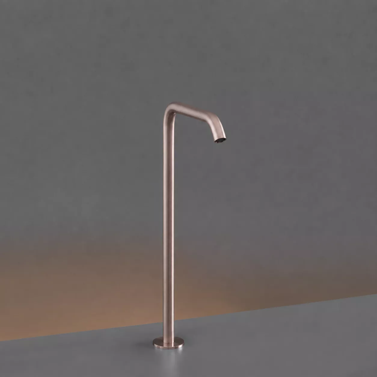cea MIL 113 schwenkbarer Standauslauf, Höhe: 480mm, bronze satiniert - MIL113ZS