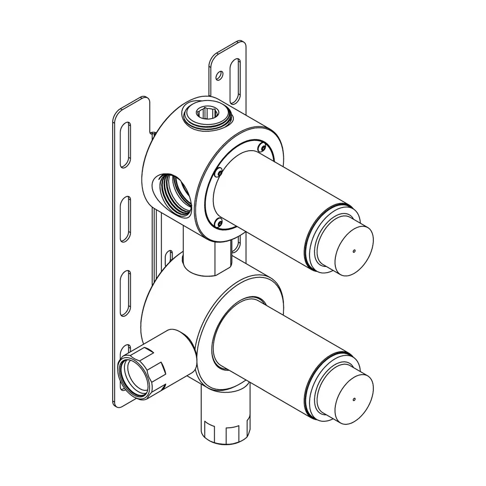 cea Unterputz-Einbauteil-Thermostat mit 1 Absperrventil-UCS15