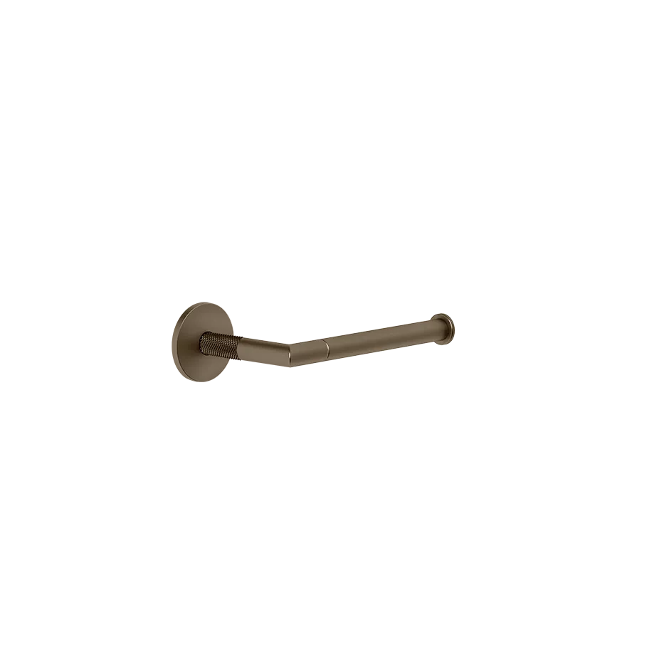 Gessi ANELLO WC-Papierrollenhalter zur Wandmontage, senkrecht oder waagerecht, coffee bronze gebürstet PVD - 63755761