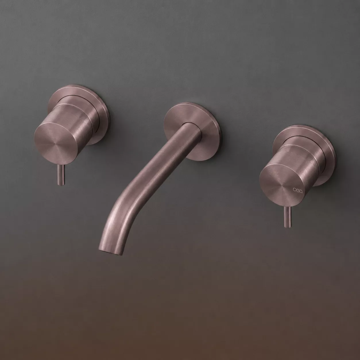 cea MIL 142 Wand-Zweigriffmischer, Ausladung: 155mm, bronze satiniert - MIL142ZS cea MIL 142 Wand-Zweigriffmischer, Ausladung: 155mm, bronze satiniert - MIL142ZS
