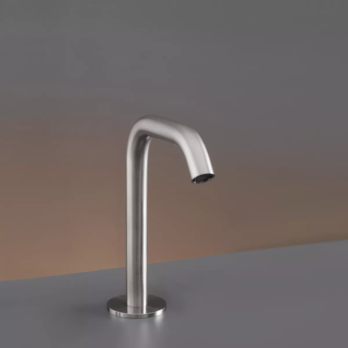 cea MIL 69 schwenkbarer Standauslauf, H:195mm, edelstahl satiniert-MIL69S