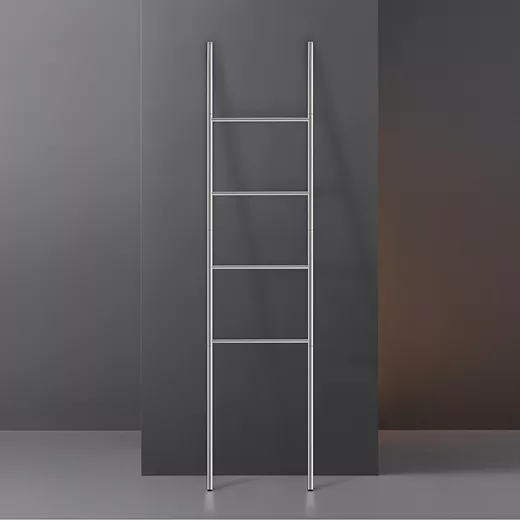 cea STEM Handtuchleiter, H: 175cm, edelstahl satiniert-STE28S